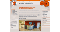 Desktop Screenshot of praxis-geltenpoth.de