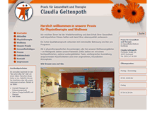 Tablet Screenshot of praxis-geltenpoth.de